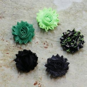 New set of 5 shabby chic hair clips